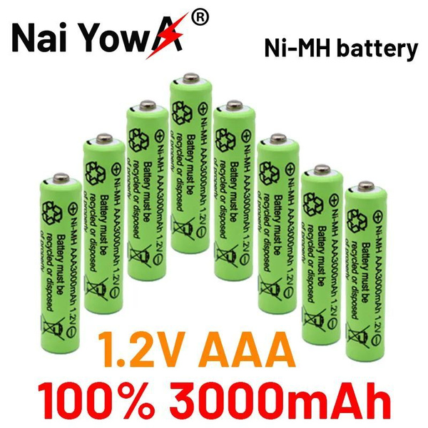 Новые 1.2V AA 3000 mAh NI - MH Зарядные батареи + 1.2V AAA 3000 mAh ...