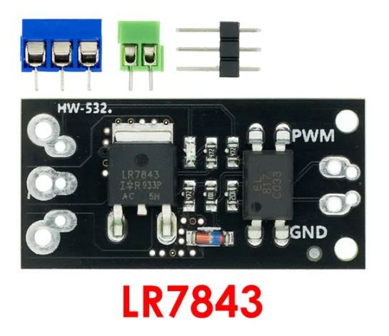 LR7843 MOSFET модуль управления, силовой ключ (30В/161A) - купить с ...