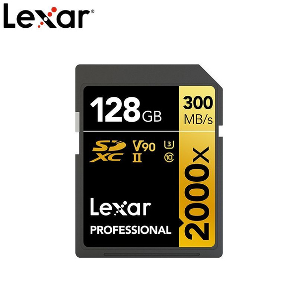 Lexar Карта памяти Professional 128 ГБ (Lexar SD-2000x UHS-II) - купить ...