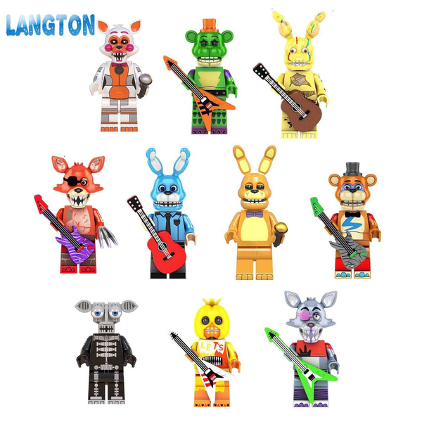 Аниме фигурок Фигурка деталей Минифигурки ФНАФ (FNAF Five Nights at ...