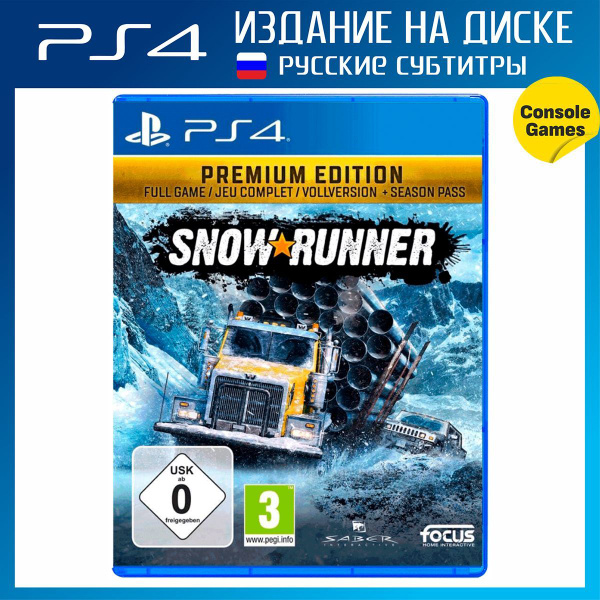 Игра SnowRunner Premium Edition (PlayStation 4, Русские субтитры ...