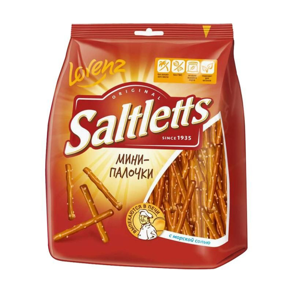 Мини-палочки солёные "Saltletts", Lorenz, 180 г - купить с доставкой по ...
