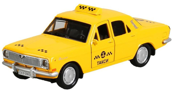 Машина металл ГАЗ-2401 ВОЛГА такси 12 см - купить с доставкой по ...