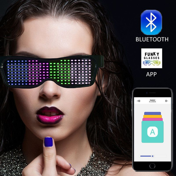 светящиеся очки с текстом Eyeglasses, разноцветный - купить по ...