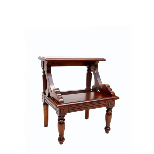 Двухступенчатая лестница для библиотеки из красного дерева (mahogany ...