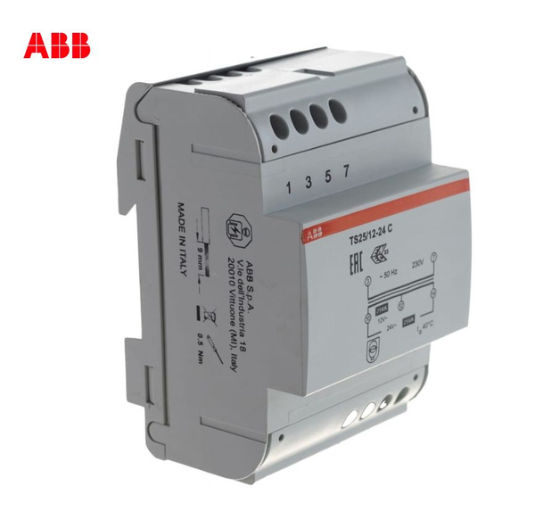 Трансформатор разделительной безопасности ABB TS25/12-24C - купить с ...