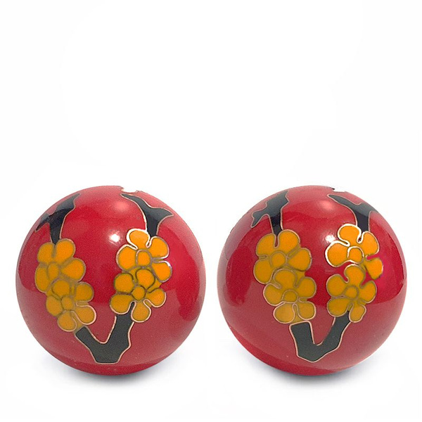 Поющие шары здоровья Баодин Сакура 35 мм красные - купить с доставкой ...