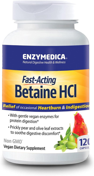 Бетаин Fast-Acting Betaine HCI,120 капсул - купить с доставкой по ...