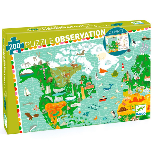 Djeco Observation puzzles Пазл на наблюдательность Кругосветное ...