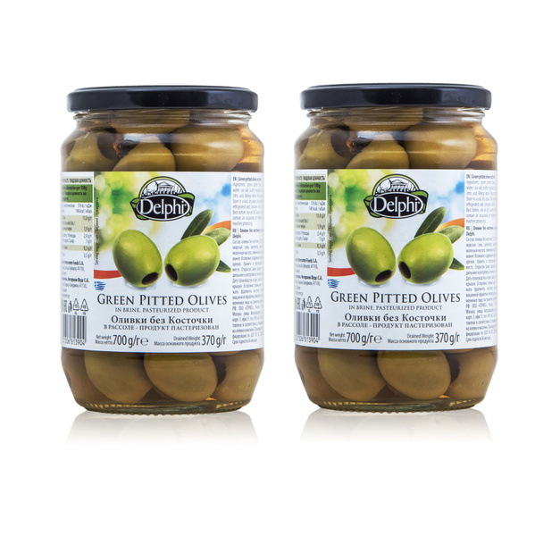 Delphi Food оливки без косточки в рассоле 2 банки по 700 гр - купить с ...