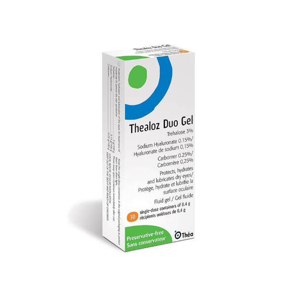 Thealoz Duo Gel Глазные капли Thealoz DuoGel 30 одноразовых флаконов ...