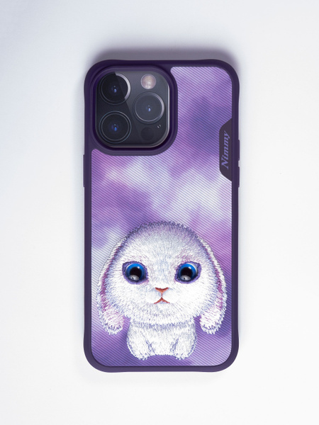 Чехол на iPhone 15 Pro с 3D вышивкой / Противоударный чехол на Айфон 15 ...