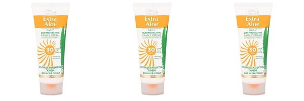 Family Cosmetics Крем солнцезащитный для всей семьи Extra Aloe SPF 30 ...