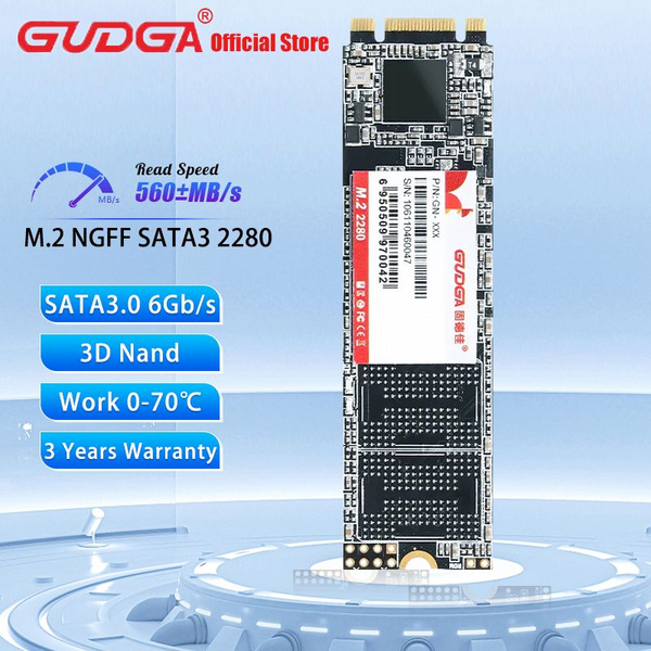 256 ГБ Внутренний SSD-диск GUDGA M.2 SATA3 SSD 2280 (M.2 SSD) - купить ...