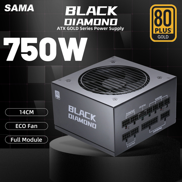 SAMA Блок питания компьютера Diamond 750W, 750 Вт (Diamond 750W ...