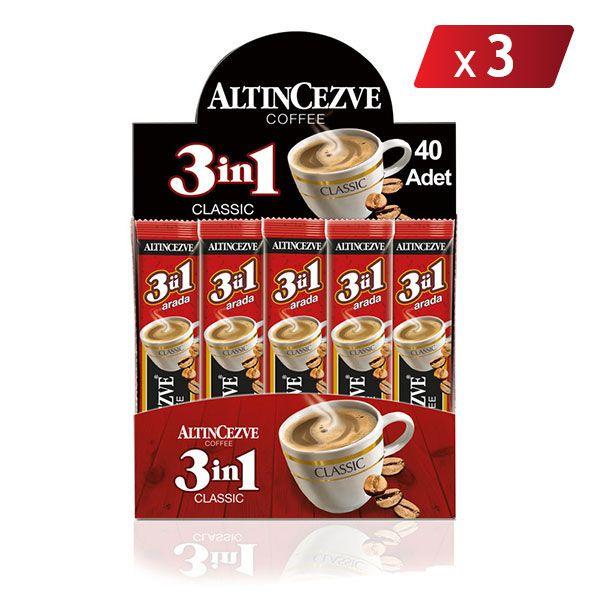 Кофе растворимый ALTINCEZVE 3в1 40 штук одноразовый 3 коробки - купить ...
