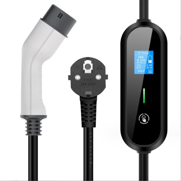 Зарядка для китайских электромобилей TYPE GB/T с регулировкой 8-16 A, 3 ...