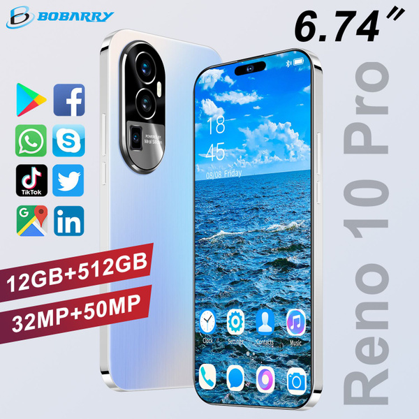 Смартфон Bobarry Reno10 Pro мобильный телефон, абсолютно новый и ...