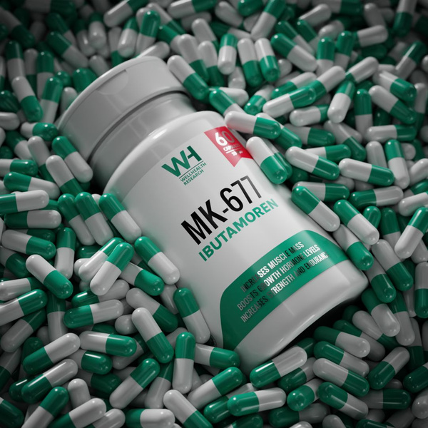 Ибутаморен 10mg MK-677 60 КАПСУЛ Well-Health Research купить на OZON по ...