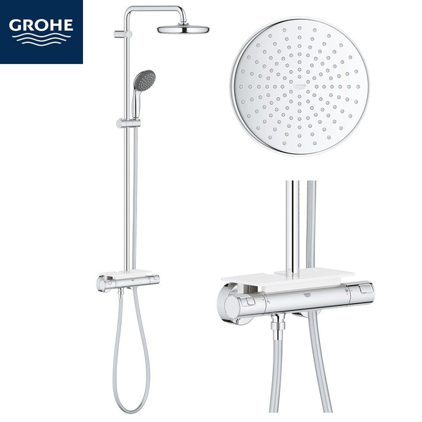 Душевая система GROHE Vitalio Start 210 с термостатом, хром 26814001 (с ...