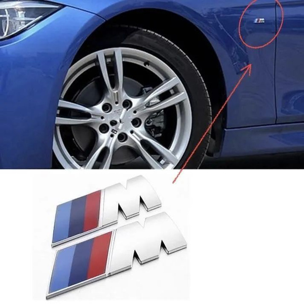 Наклейка M-пакет на крыло BMW / Шильдик на крыло БМВ М - купить по ...