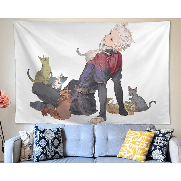 Гобелен аниме Baldur's Gate Астарион - купить по низкой цене в интернет ...