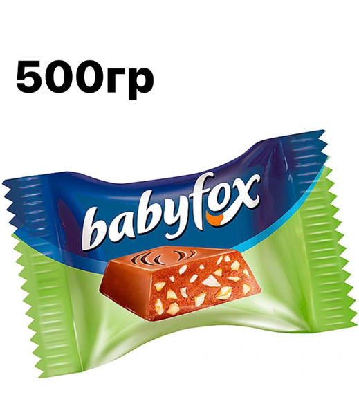 Мини-конфеты Беби Фокс с фундуком 500 гр/BabyFox купить на OZON по ...