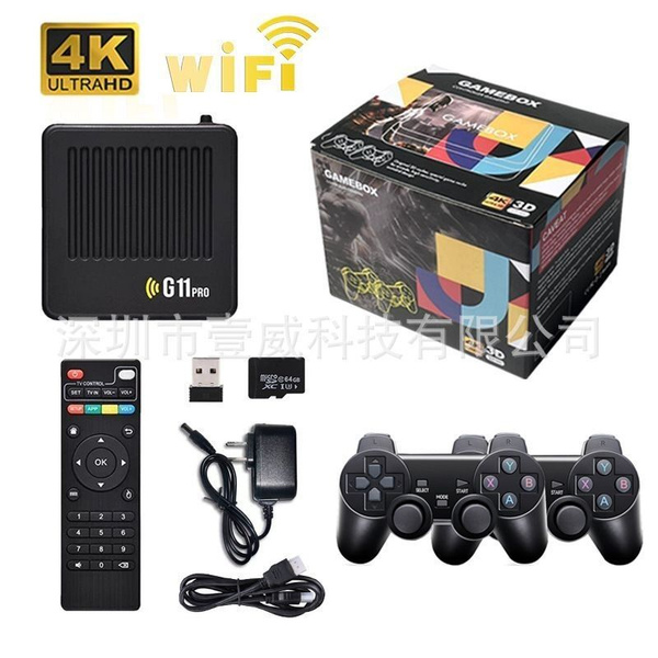Игровая приставка, двухсистемная телевизионная приставка 4K HD ...