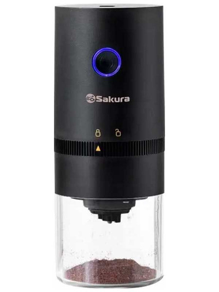 Кофемолка SAKURA SA-6174BK купить на OZON по низкой цене (1747542625)