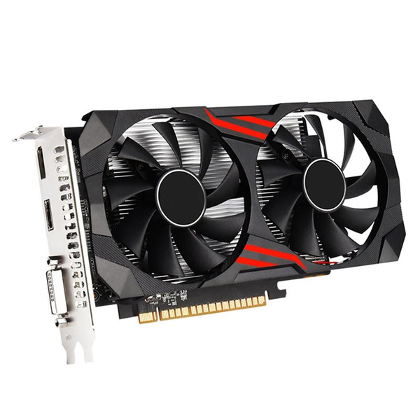 Видеокарта GTX1050Ti 4 ГБ GDDR5 1291 МГц 128 бит с двумя вентиляторами ...