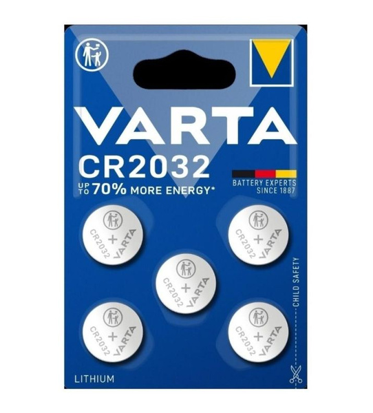 Varta Батарейка CR2032, Литиевый тип, 5 шт - купить с доставкой по ...