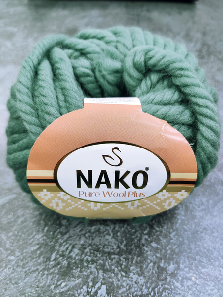 Пряжа объемная Naco Pure wool plus, 100% шерсть - купить с доставкой по ...