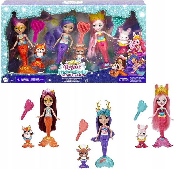 Куклы Mattel Enchantimals Royal Mermaid - Королевские русалки - Набор ...