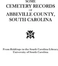 Some Cemetery Records of Abbeville County, South Carolina - Carolina Wpa South Carolina Wpa, South Carolina Wpa