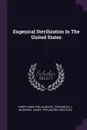 Eugenical Sterilization In The United States - Harry Hamilton Laughlin