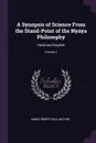 A Synopsis of Science From the Stand-Point of the Nyaya Philosophy. Hindi and English; Volume 1 - James Robert Ballantyne