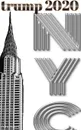 Trump-2020 Chrysler  Building NYC  Sir Michael Huhn designer writing Drawing Journal. - Michael Huhn, Sir Michael Huhn