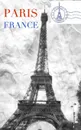 Eiffel Tower Paris black and white  creative blank journal - Sir Michael Huhn