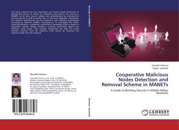 Обложка книги Cooperative Malicious Nodes Detection and Removal Scheme in MANETs, Saurabh Sharma and Sapna Gambhir