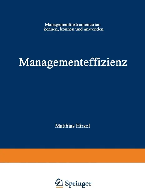 Обложка книги Managementeffizienz. Managementinstrumentarium kennen, konnen und anwenden, Matthias Hirzel