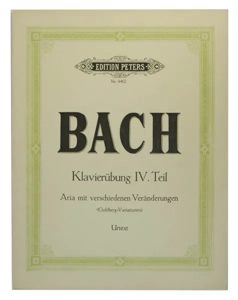 Обложка книги Bach. Klavierubung IV.Teil. Ноты, Бах Иоганн Себастьян