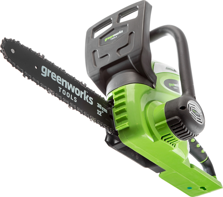 фото Пила цепная аккумуляторная Greenworks G40CS30K2