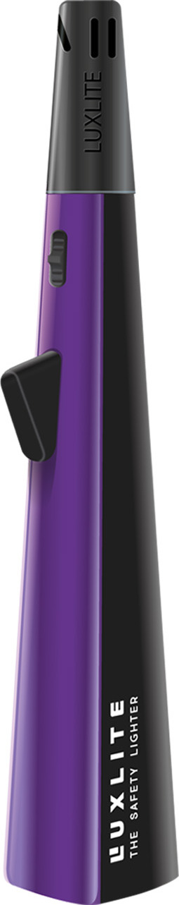 фото Зажигалка газовая бытовая 8990 PURPLE RUBBER SP кухонная Luxlite