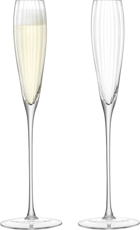 фото Набор из 2 бокалов-флейт для шампанского LSA International Aurelia 165 мл