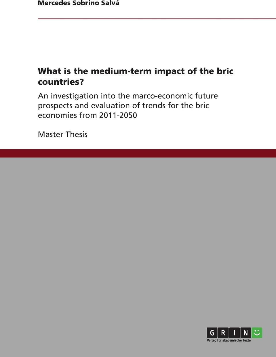 фото What is the medium-term impact of the bric countries?