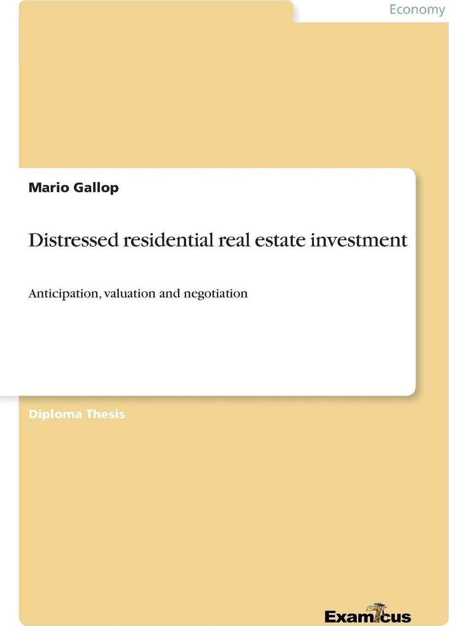 фото Distressed residential real estate investment