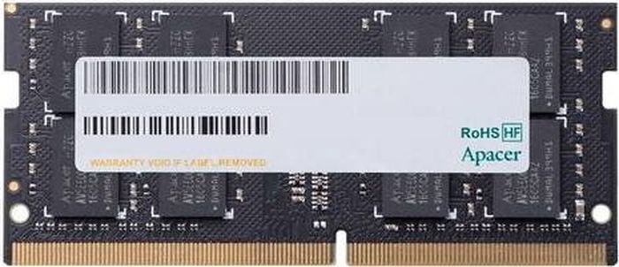 фото Оперативная память Apacer 4GB DDR4 2666 SO DIMM ES.04G2V.KNH Non-ECC, CL19, 1.2V, AS04GGB26CQTBGH, 1R, 512x8