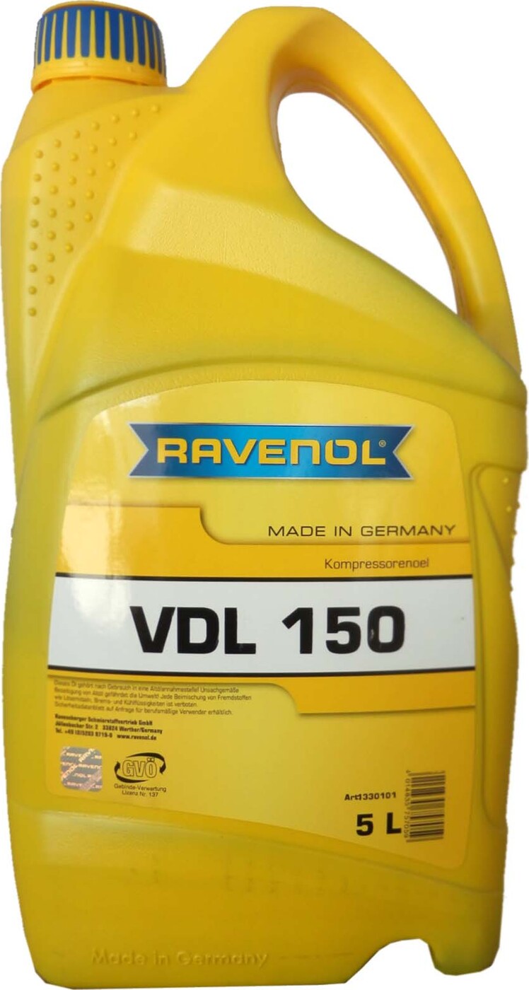 фото Компрессорное масло RAVENOL Kompressorenoel VDL 150 (5л) new