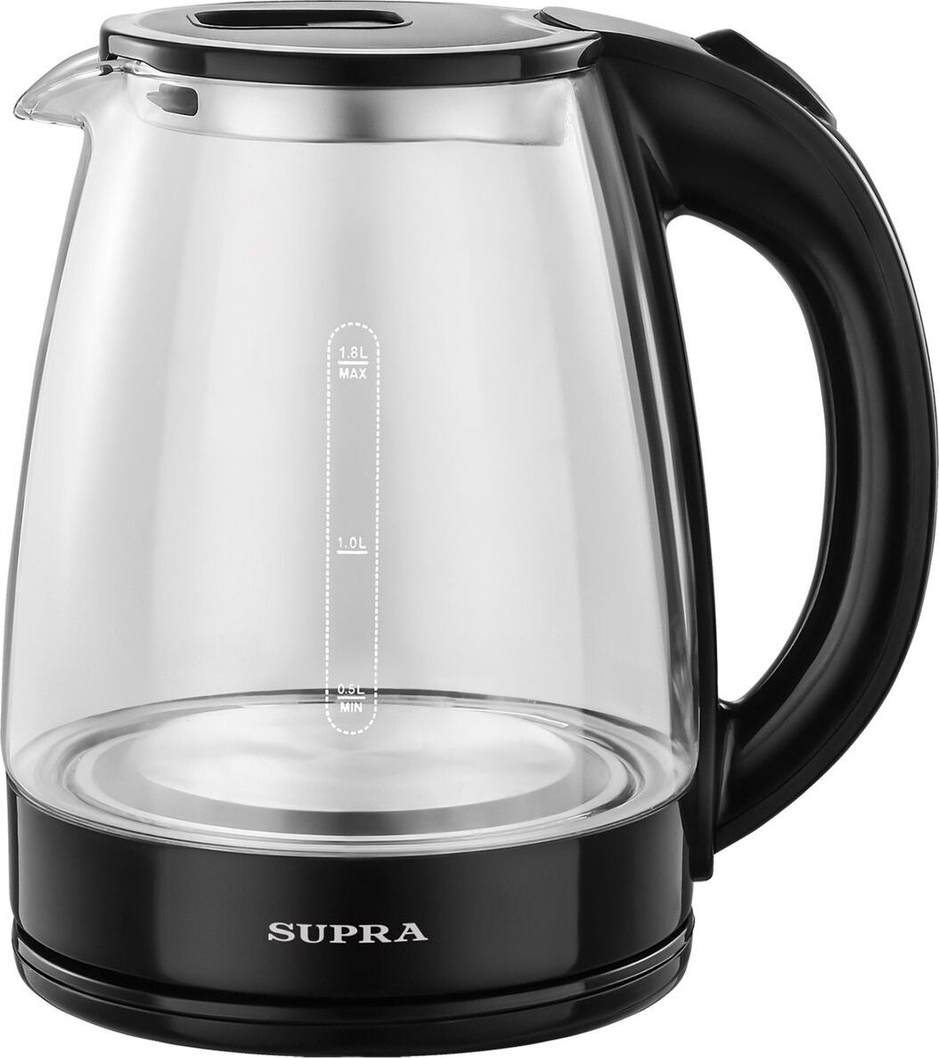 Купить электрический чайник Supra KES-1870G, Металл/стекло по низкой ...