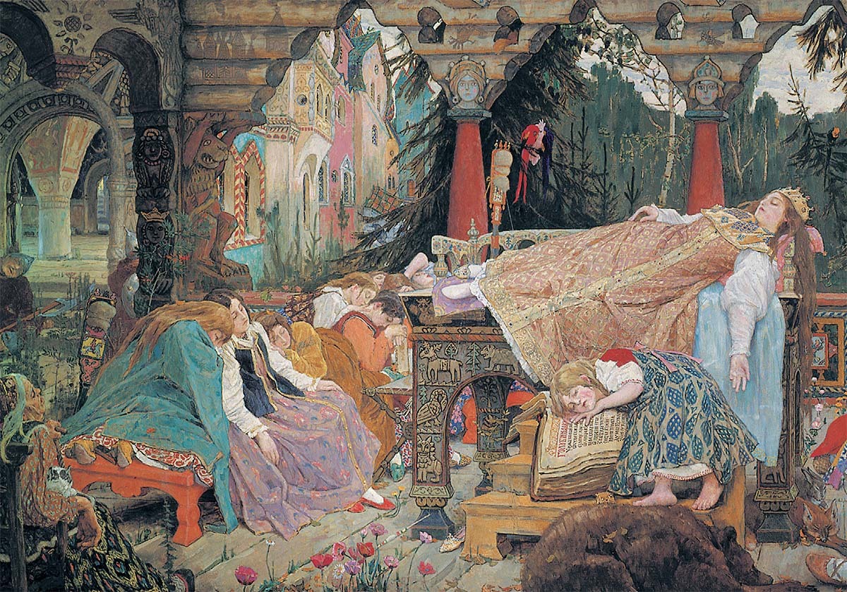 Васнецов художник спящая Царевна